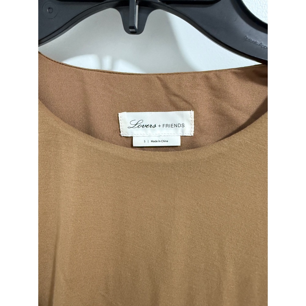 Lovers + Friends Tan Ruched Mini Dress - Picture 5 of 12